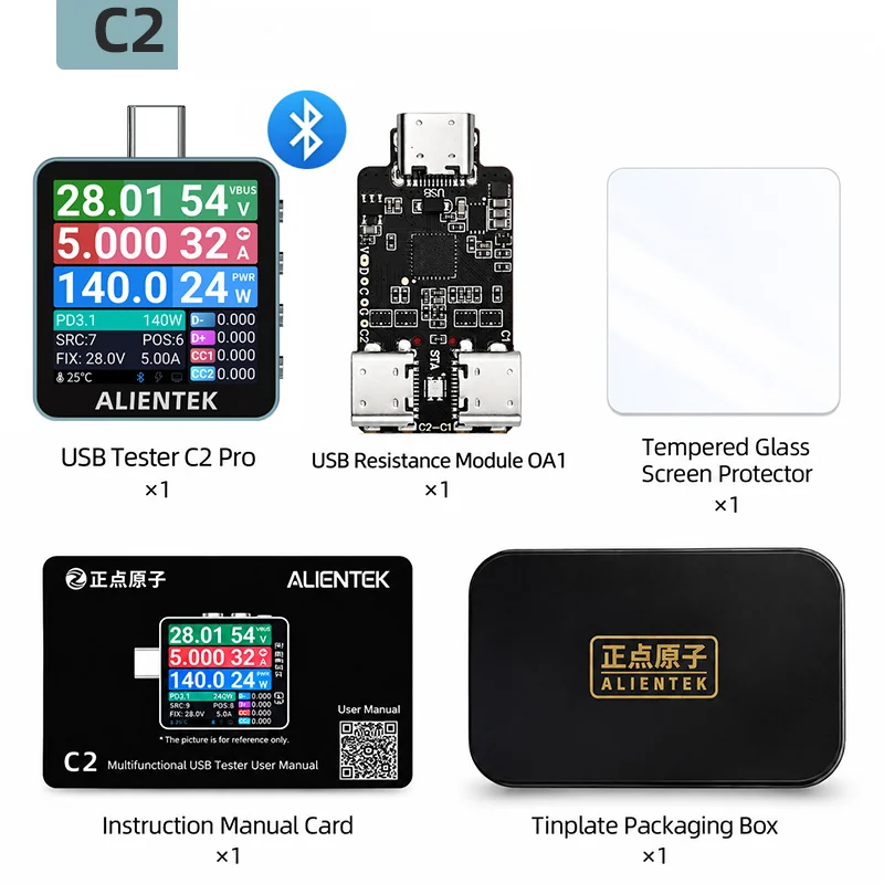 ALIENTEK C2 – tester z kolorow – Logic Analyzer Usb recenzja i cena