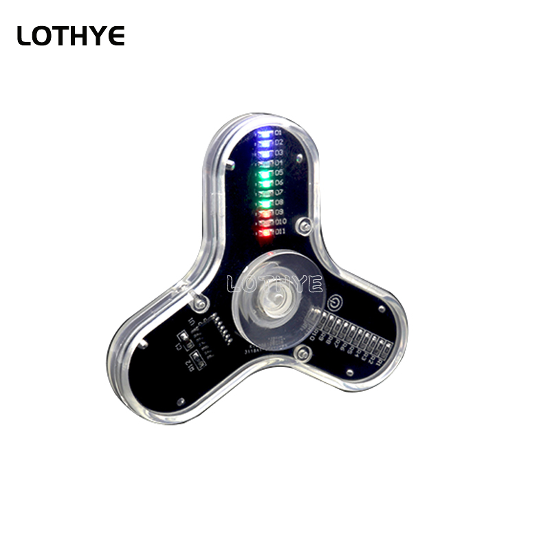 LED Fidget Spinner produkcja g – Diy Electronics Project Kit recenzja i cena